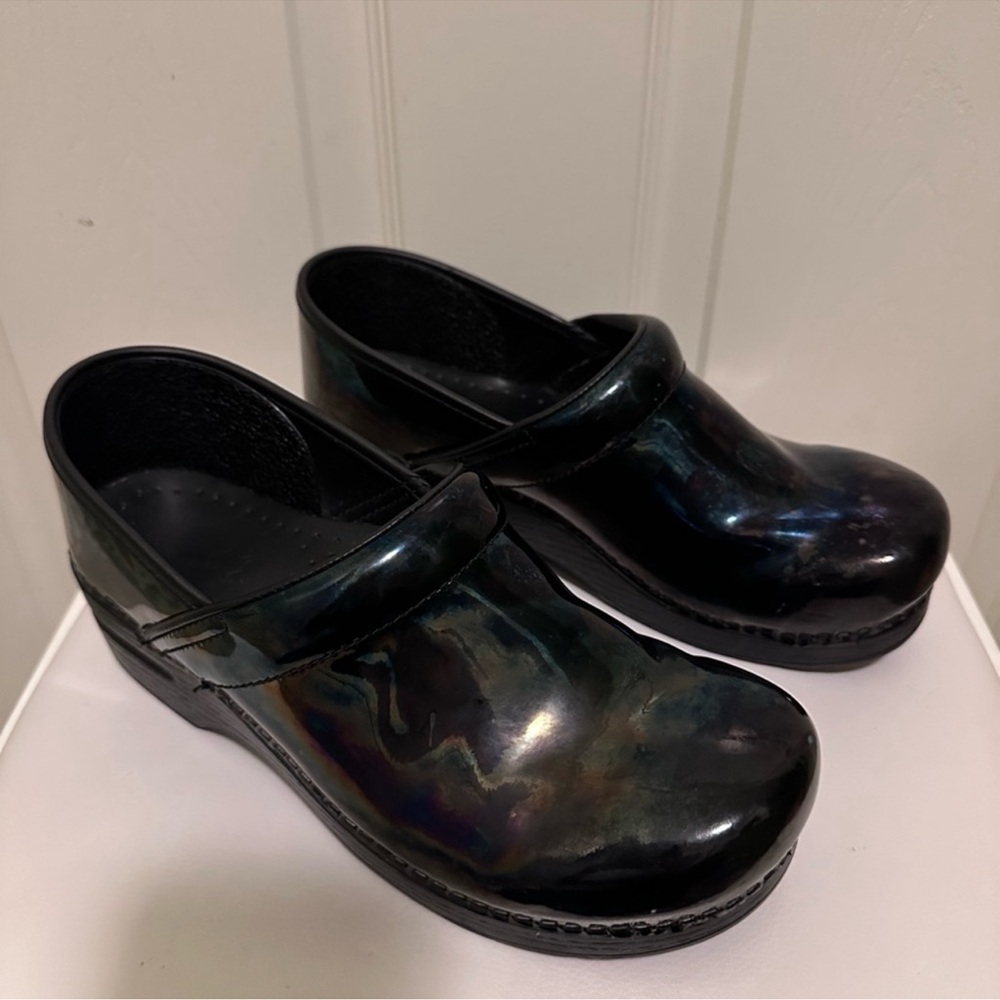 Dansko black professional clogs Petrol color size 40